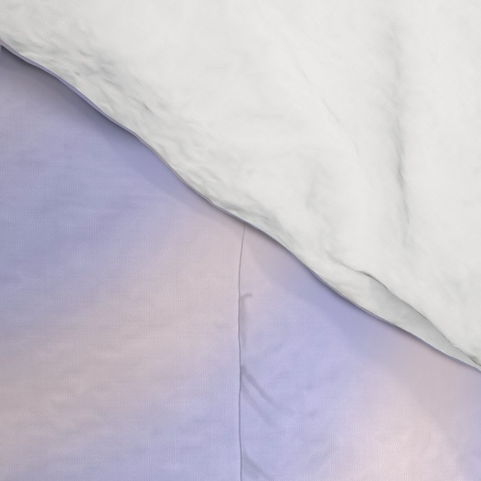 Dreamy Retro Liquid Swirl Contemporary Abstract 2 in Pastel Lavender and Pale Pink Comforter Gallery Image 4