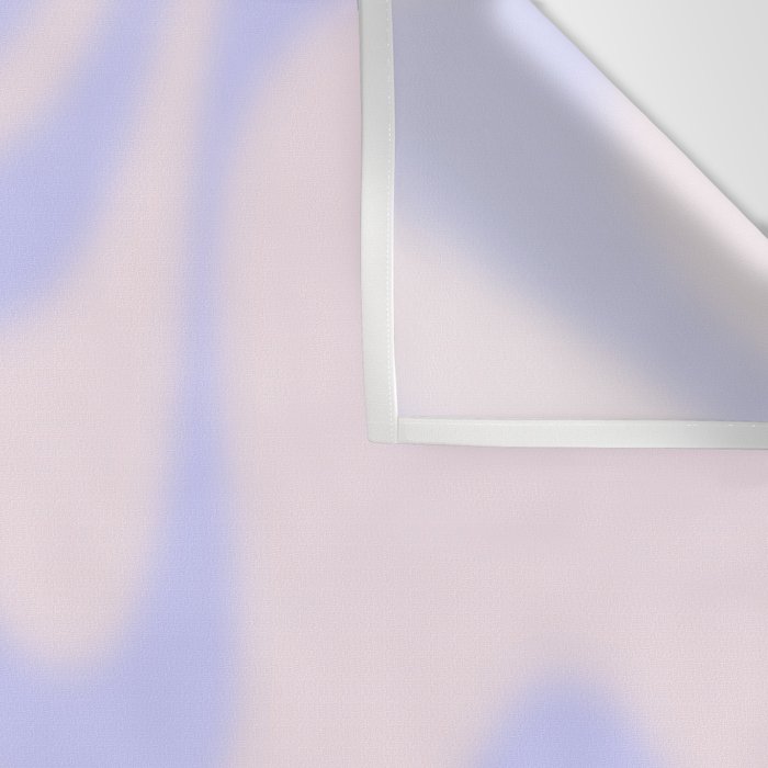Dreamy Retro Liquid Swirl Contemporary Abstract 2 in Pastel Lavender and Pale Pink Wall Tapestry Gallery Image 3