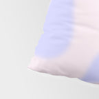 Dreamy Retro Liquid Swirl Contemporary Abstract 2 in Pastel Lavender and Pale Pink Pillow Sham Gallery Image 4