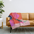 Abstract Shapes 25 Throw Blanket Gallery Image 1