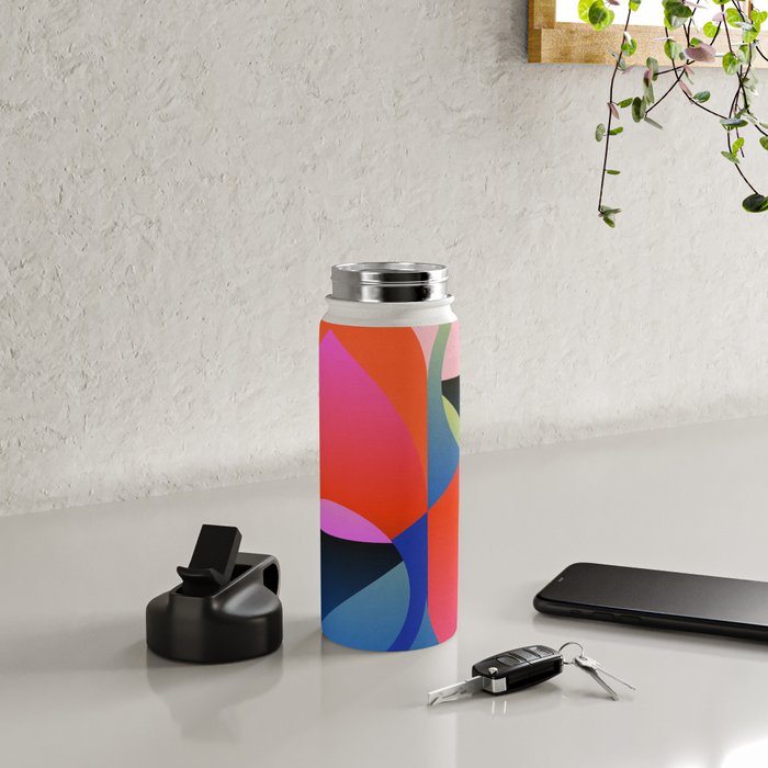 Abstract Shapes 25 Water Bottle Gallery Image 4
