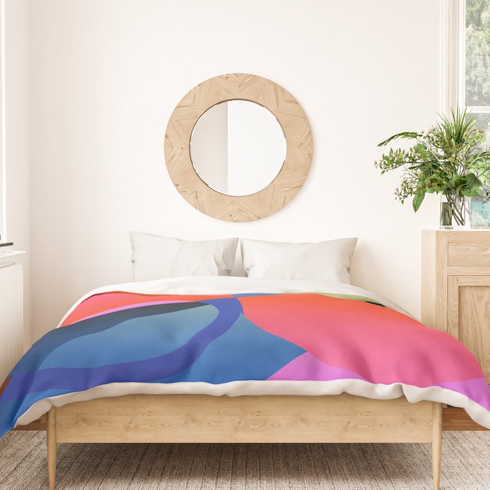 Abstract Shapes 25 Duvet Cover Gallery Image 3