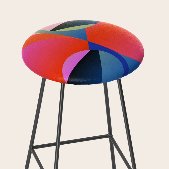 Abstract Shapes 25 Stool Gallery Image 2