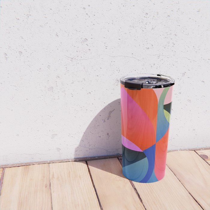 Abstract Shapes 25 Travel Mug Gallery Image 4