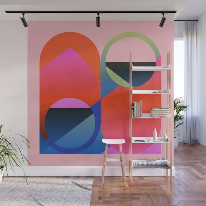 Abstract Shapes 25 Wall Mural Gallery Image 1