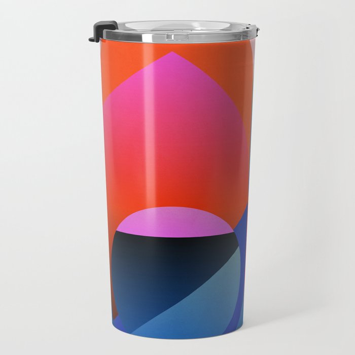 Abstract Shapes 25 Travel Mug Gallery Image 3