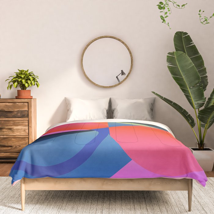 Abstract Shapes 25 Comforter Gallery Image 3