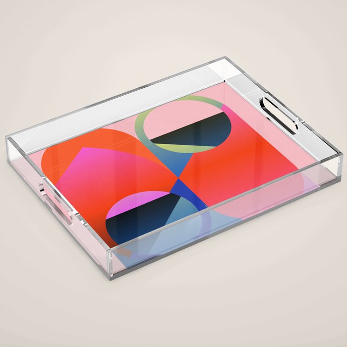 Abstract Shapes 25 Acrylic Tray Gallery Image 1