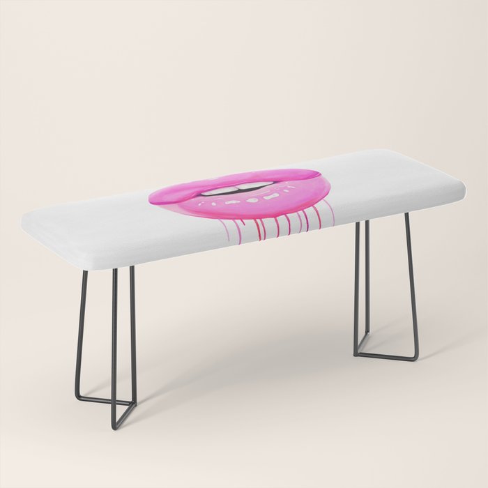 Pink lips Bench Gallery Image 1