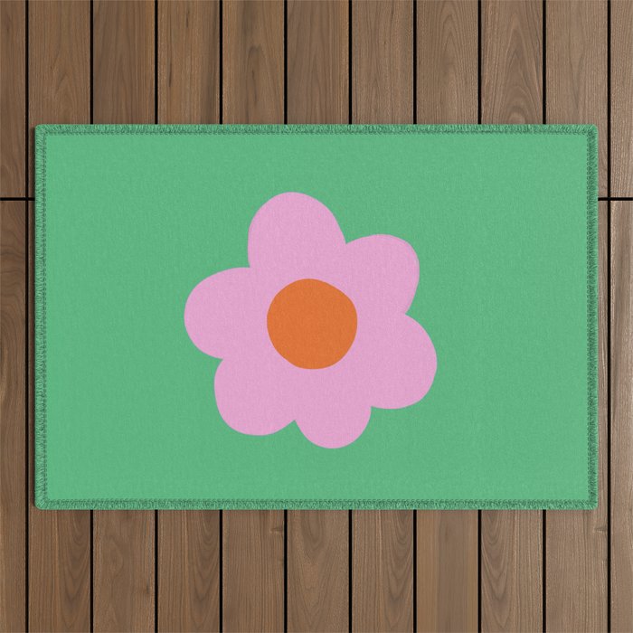 Flower #1 Outdoor Rug Gallery Image 1