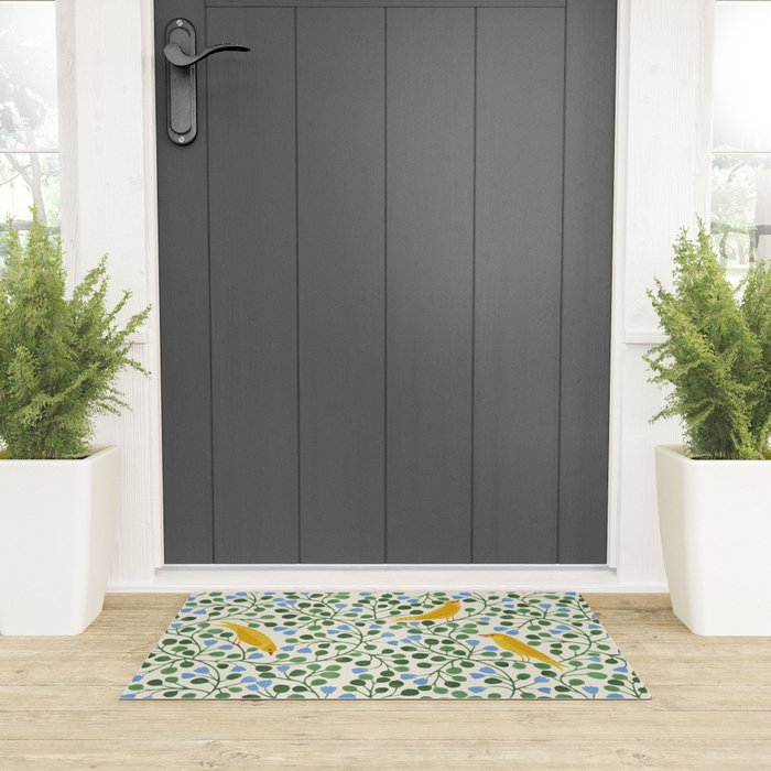 Aviary Vine Welcome Mat Gallery Image 3