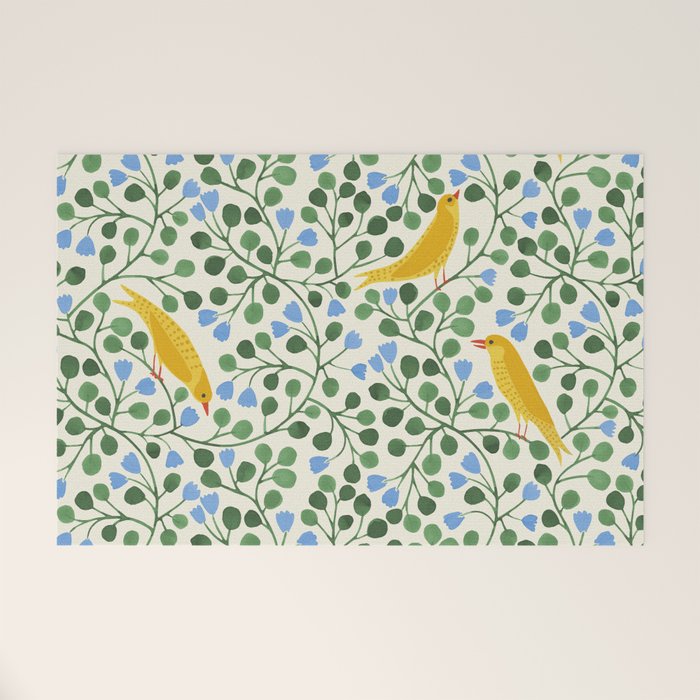 Aviary Vine Welcome Mat Gallery Image 1