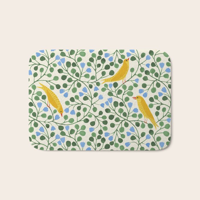 Aviary Vine Bath Mat Gallery Image 1