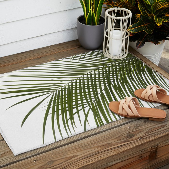 Palm Leaves I Outdoor Rug Gallery Image 2
