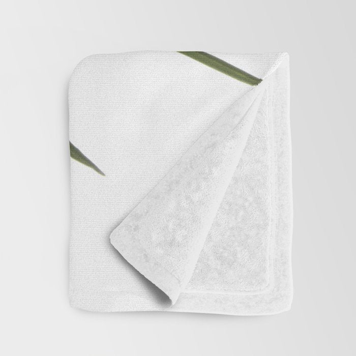 Palm Leaves I Throw Blanket Gallery Image 3
