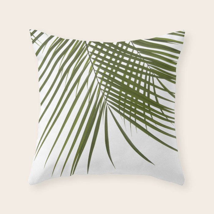 Palm Leaves I Throw Pillow Gallery Image 6