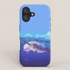 Beluga and Narwhal iPhone Case Gallery Image 1
