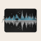 The Sounds Of Nature - Music Sound Wave Laptop Sleeve Gallery Image 1