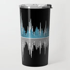 The Sounds Of Nature - Music Sound Wave Travel Mug Gallery Image 2
