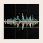 The Sounds Of Nature - Music Sound Wave Wood Wall Art Gallery Image 1