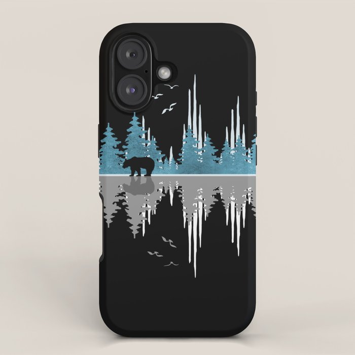 The Sounds Of Nature - Music Sound Wave iPhone Case Gallery Image 1