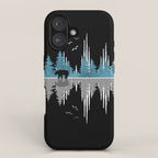 The Sounds Of Nature - Music Sound Wave iPhone Case Gallery Image 1