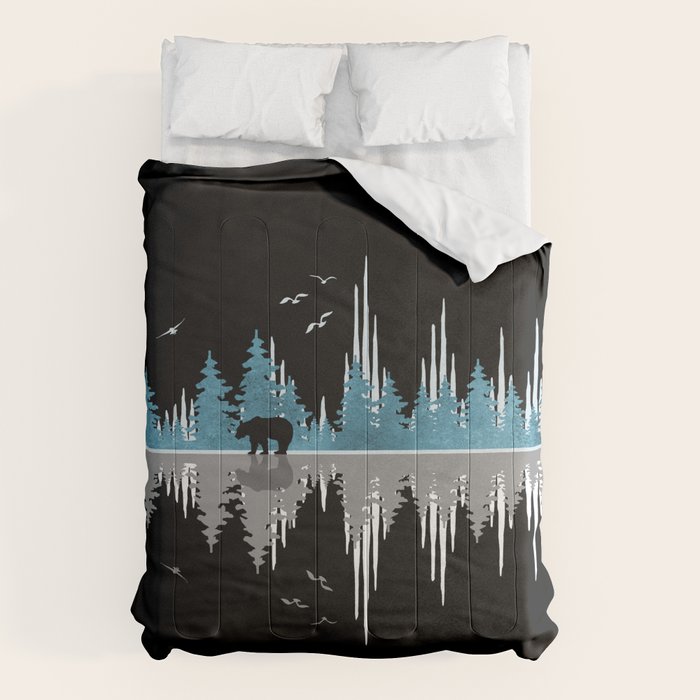 The Sounds Of Nature - Music Sound Wave Comforter Gallery Image 6