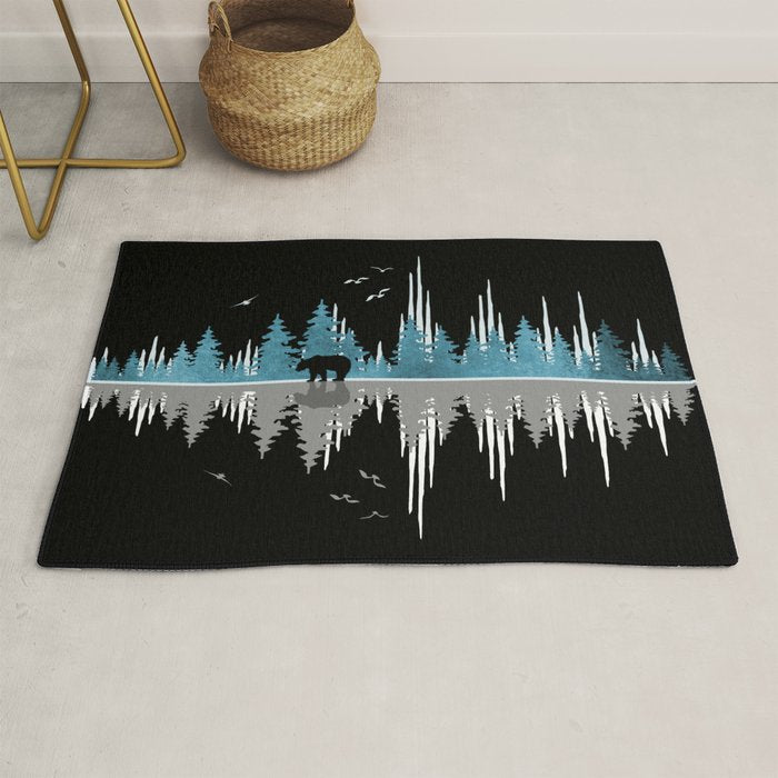 The Sounds Of Nature - Music Sound Wave Rug Gallery Image 1