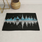 The Sounds Of Nature - Music Sound Wave Rug Gallery Image 1