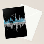 The Sounds Of Nature - Music Sound Wave Stationery Card Gallery Image 2