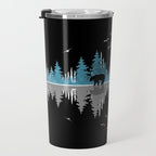The Sounds Of Nature - Music Sound Wave Travel Mug Gallery Image 3