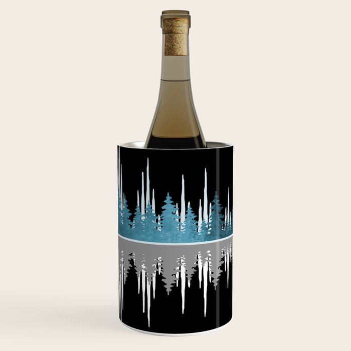The Sounds Of Nature - Music Sound Wave Wine Chiller Gallery Image 3
