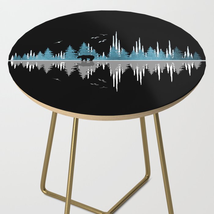 The Sounds Of Nature - Music Sound Wave Side Table Gallery Image 2