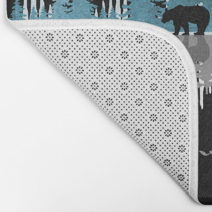 The Sounds Of Nature - Music Sound Wave Bath Mat Gallery Image 2