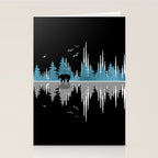 The Sounds Of Nature - Music Sound Wave Stationery Card Gallery Image 2