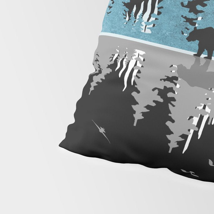 The Sounds Of Nature - Music Sound Wave Pillow Sham Gallery Image 4