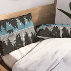 The Sounds Of Nature - Music Sound Wave Pillow Sham Gallery Image 2
