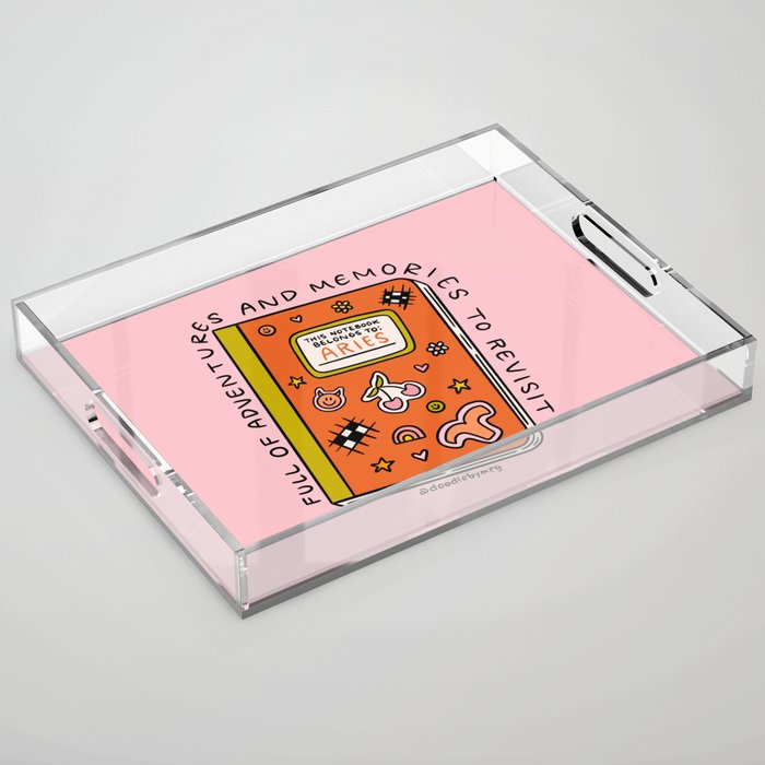 Aries Notebook Acrylic Tray Gallery Image 1