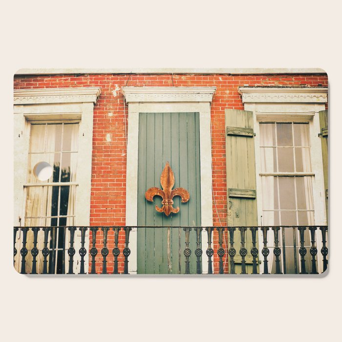 French Quarter Color, No. 5 Cutting Board Gallery Image 1