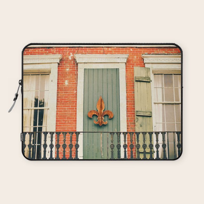 French Quarter Color, No. 5 Laptop Sleeve Gallery Image 1