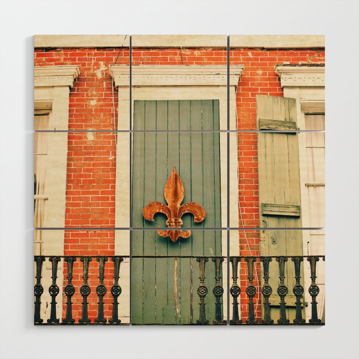 French Quarter Color, No. 5 Wood Wall Art Gallery Image 1