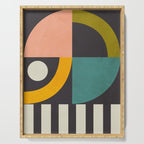 mid century bauhaus geometric large 4 Serving Tray Gallery Image 1