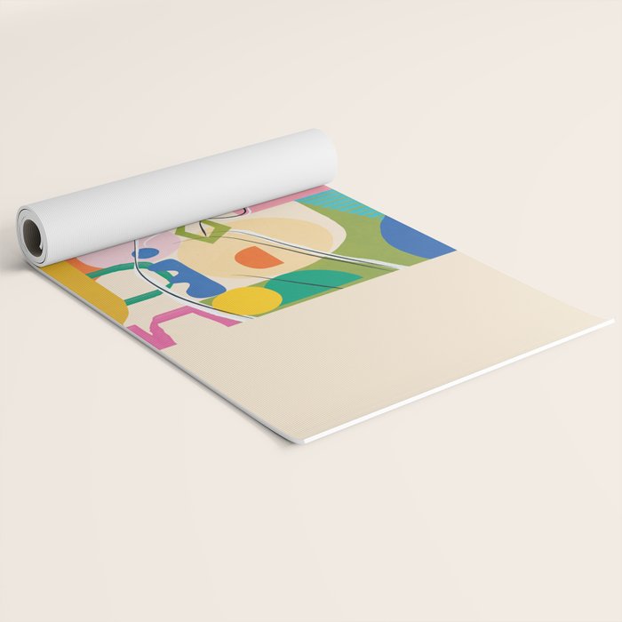 Abstract Woman 13 Yoga Mat Gallery Image 2