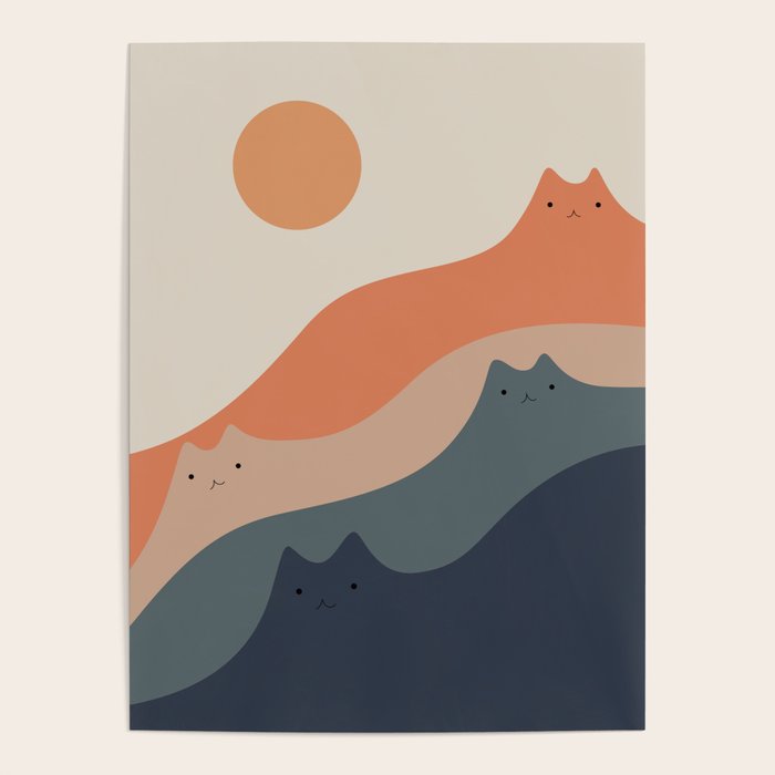 Cat Landscape 90 Poster Gallery Image 4