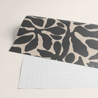 Abstract vintage flower art pattern Wrapping Paper Gallery Image 2