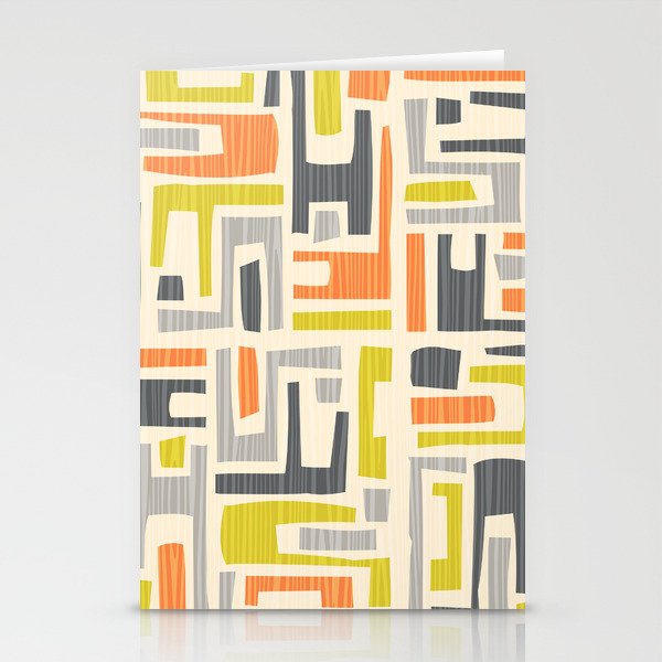 Mid Century Modern 58.1 Stationery Card Gallery Image 1