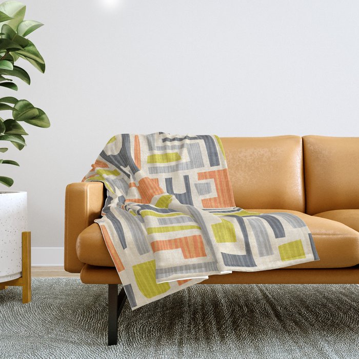 Mid Century Modern 58.1 Throw Blanket Gallery Image 1