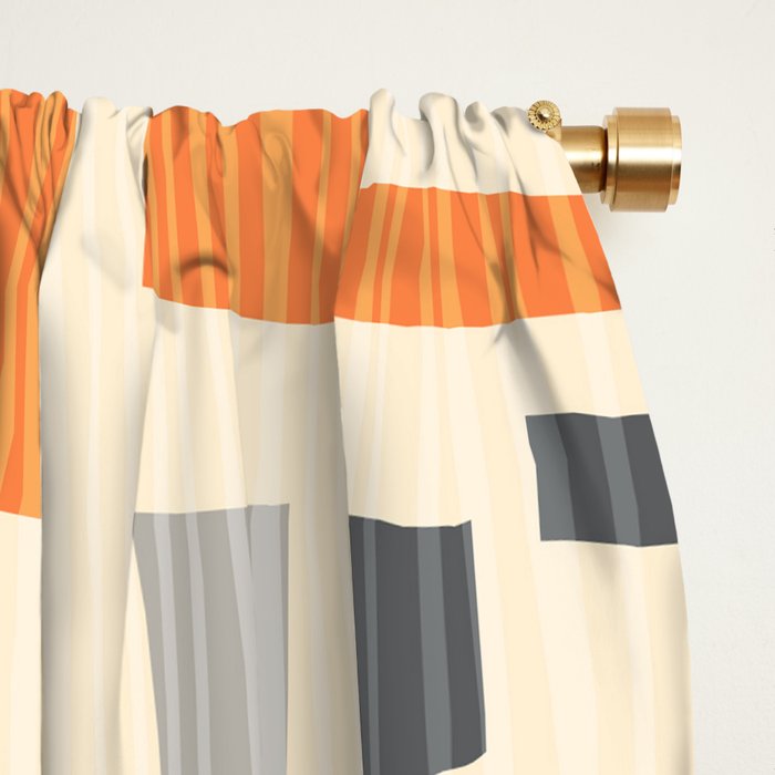 Mid Century Modern 58.1 Window Curtain Gallery Image 2