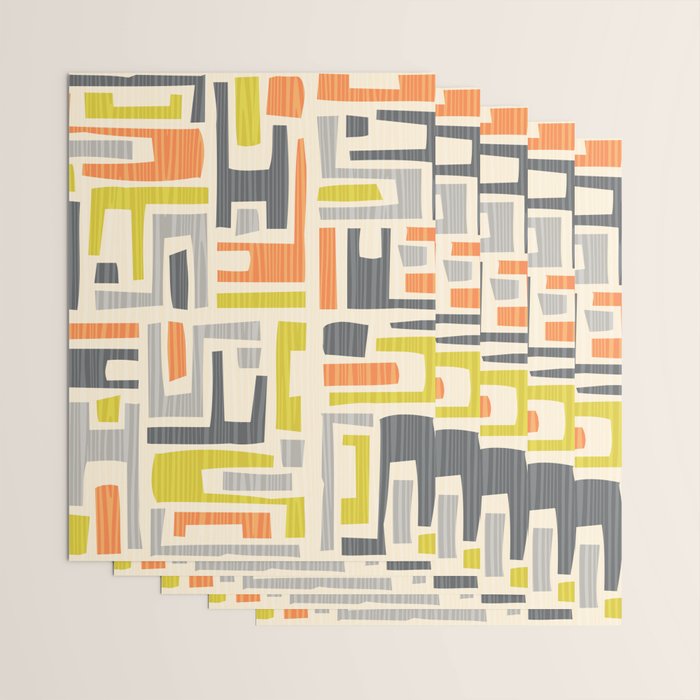 Mid Century Modern 58.1 Wrapping Paper Gallery Image 3