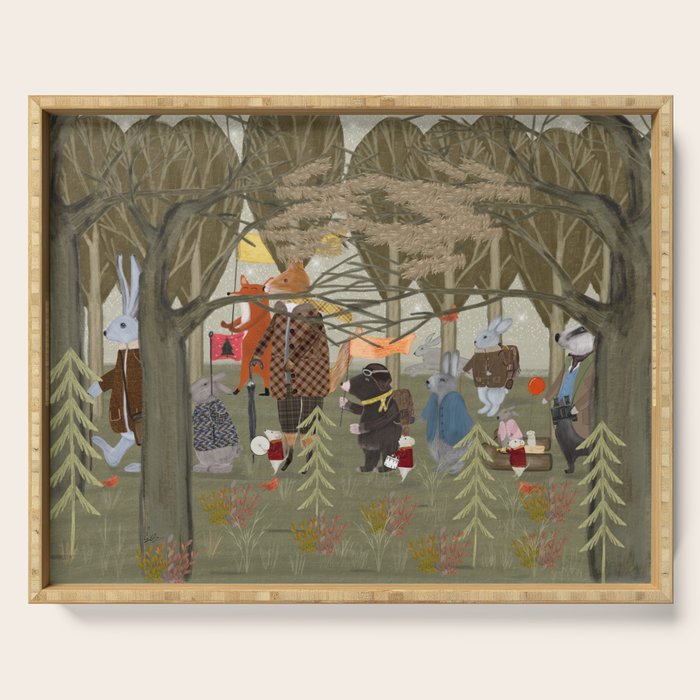 woodland parade Serving Tray Gallery Image 1